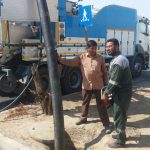 معاون بهره برداری شرکت آبفا اهواز خبر داد: عملیات لایروبی حوضچه های فاضلاب کوی علوی