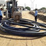 توسعه و اصلاح خطوط انتقال آب در شهرستان حمیدیه