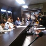 حضور کارشناسان حوزه بهره‌برداری شرکت مهندسی آبفا کشور در محل تصفیه خانه های آب اهواز
