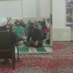 برگزاری مراسم احیا در اداره کل راه آهن جنوب