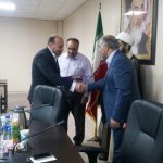 معارفه علی حکامی قاسمی،معاون بهره برداری و ناوگان اداره کل راه آهن جنوب