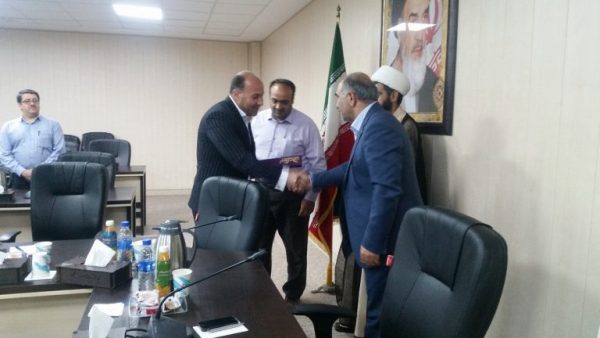 معارفه علی حکامی قاسمی،معاون بهره برداری و ناوگان اداره کل راه آهن جنوب