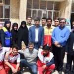 بازدید مدیرعامل شرکت ملی مناطق نفت خیز جنوب از محل اسکان سیل زدگان روستاهای بخش الهایی
