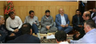 مشکلات بخش چلو از توابع اندیکا با حضور استاندار خوزستان و مدیران استانی بررسی شد
