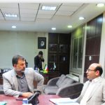 در نشست مهندس سپهری با مدیر توسعه منابع انسانی شرکت ملی نفت ایران